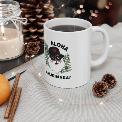 11oz Mug Santa - Global Village Kailua Boutique