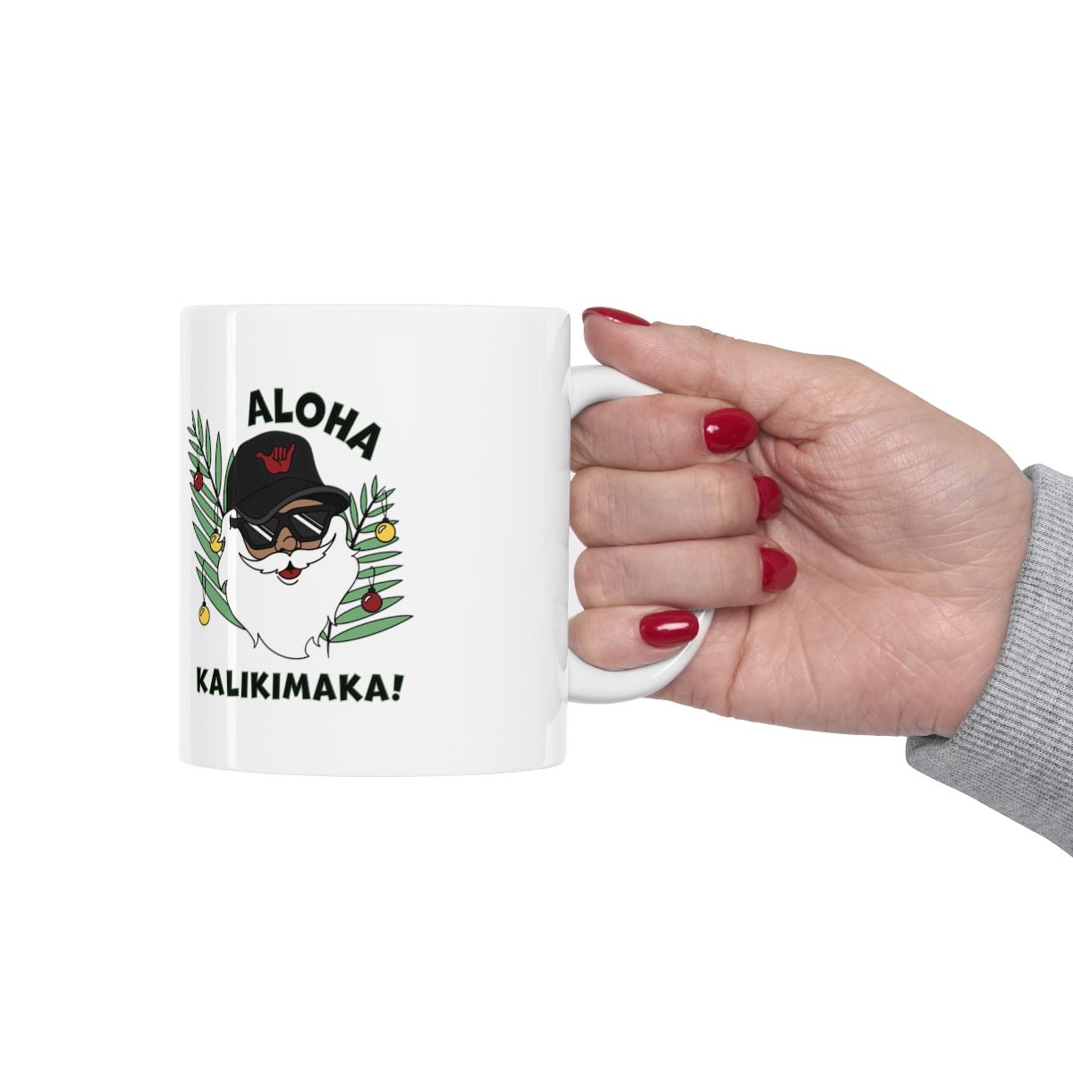 11oz Mug Santa - Global Village Kailua Boutique