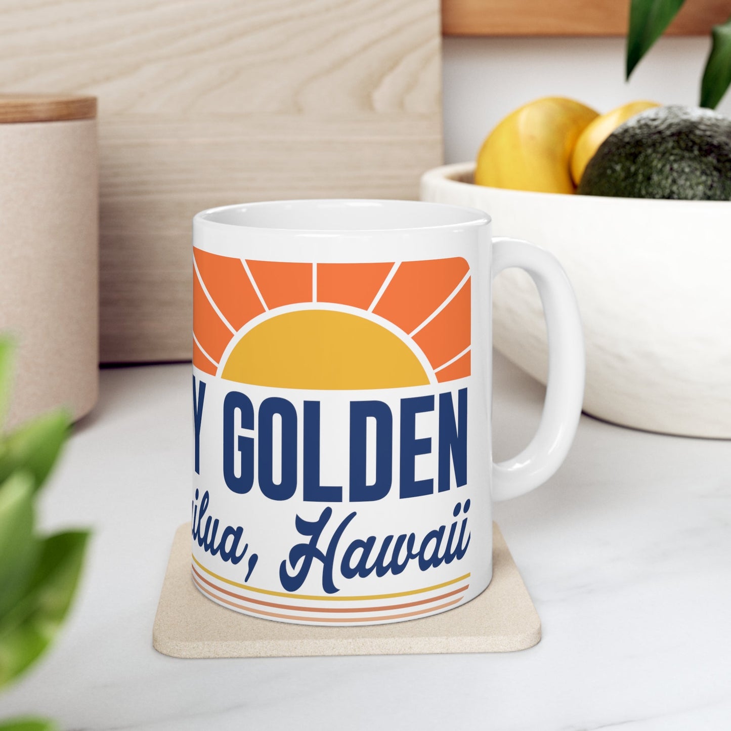 11oz Mug Stay Golden - Global Village Kailua Boutique