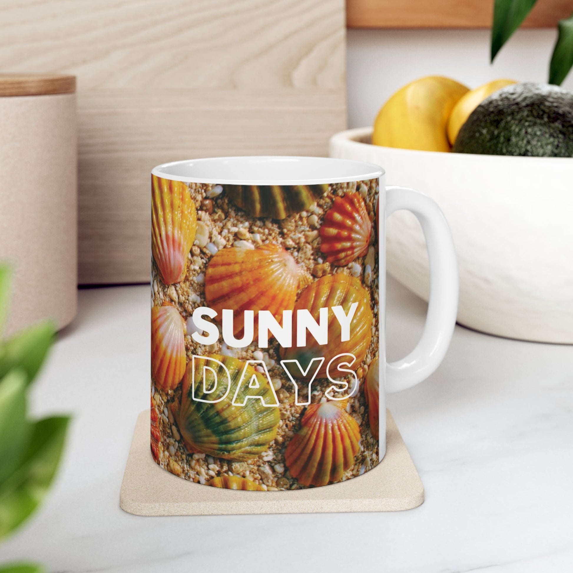 11oz Mug Sunny Days - Global Village Kailua Boutique