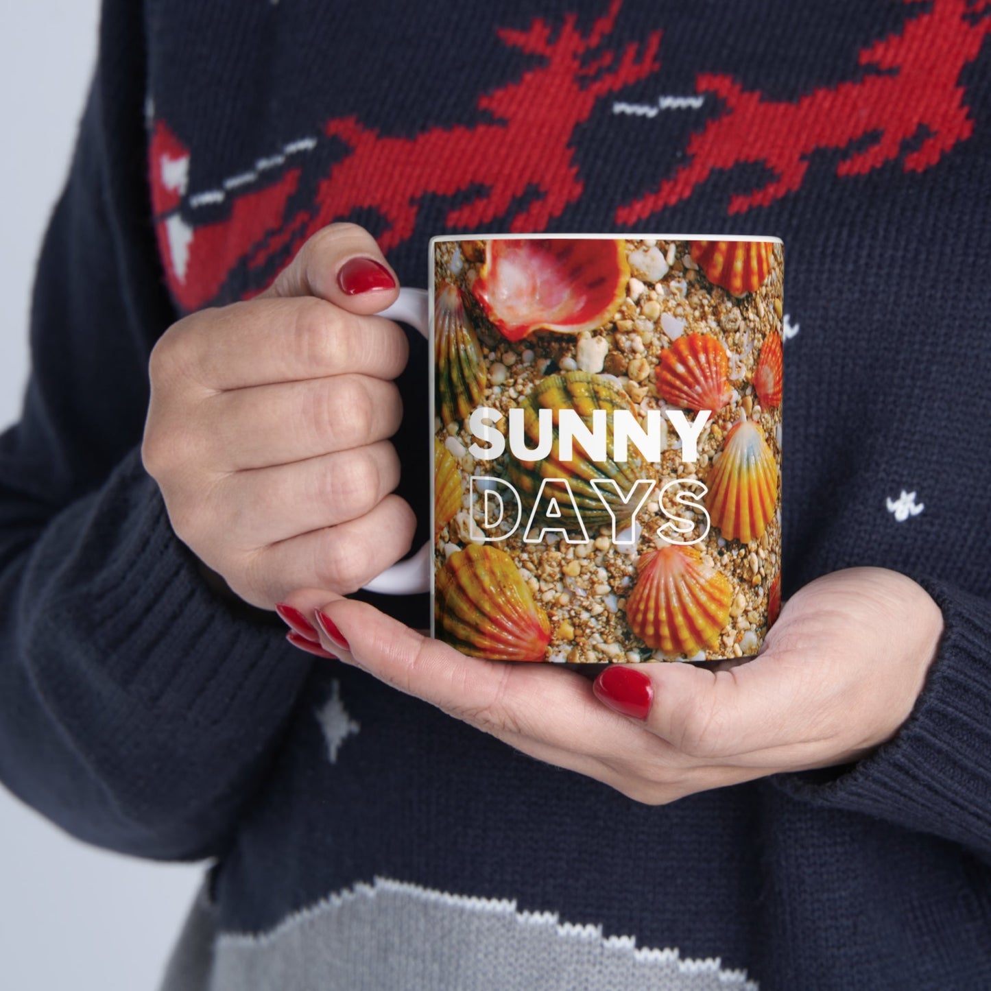 11oz Mug Sunny Days - Global Village Kailua Boutique