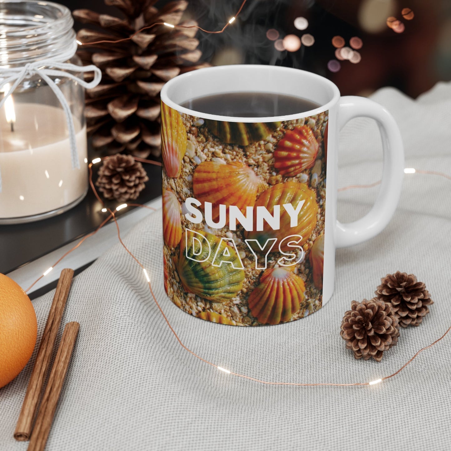 11oz Mug Sunny Days - Global Village Kailua Boutique