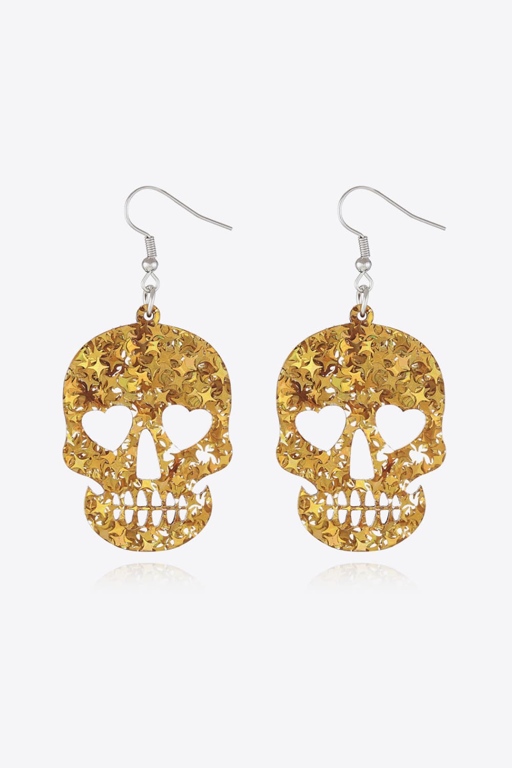 Acrylic Skull Drop Earrings - Global Village Kailua Boutique