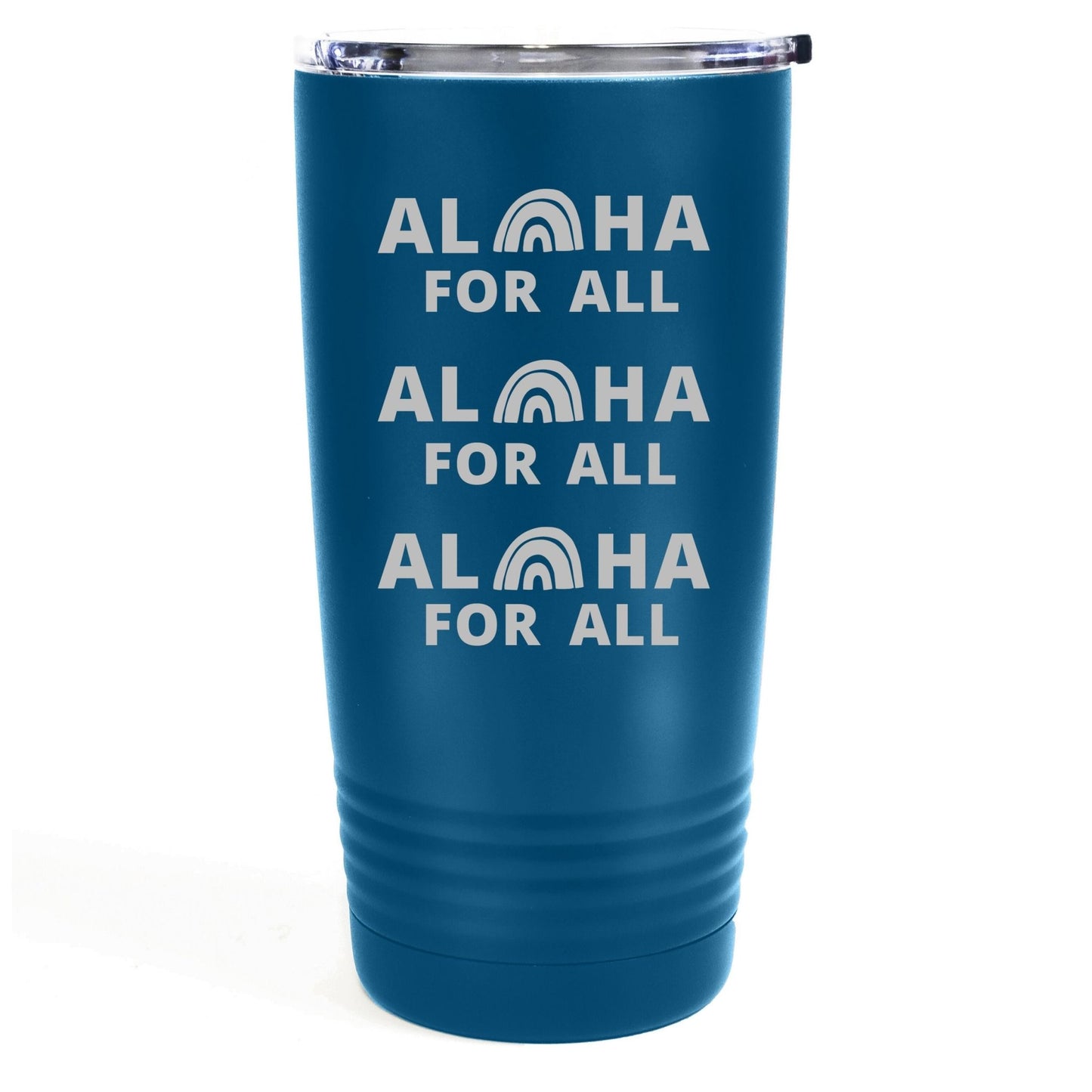 Alohas For All 20oz Etched Tumbler Global Village Kailua Boutique