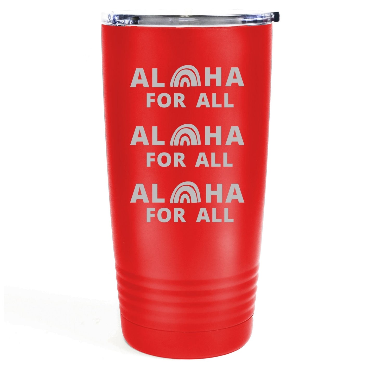 Alohas For All 20oz Etched Tumbler Global Village Kailua Boutique