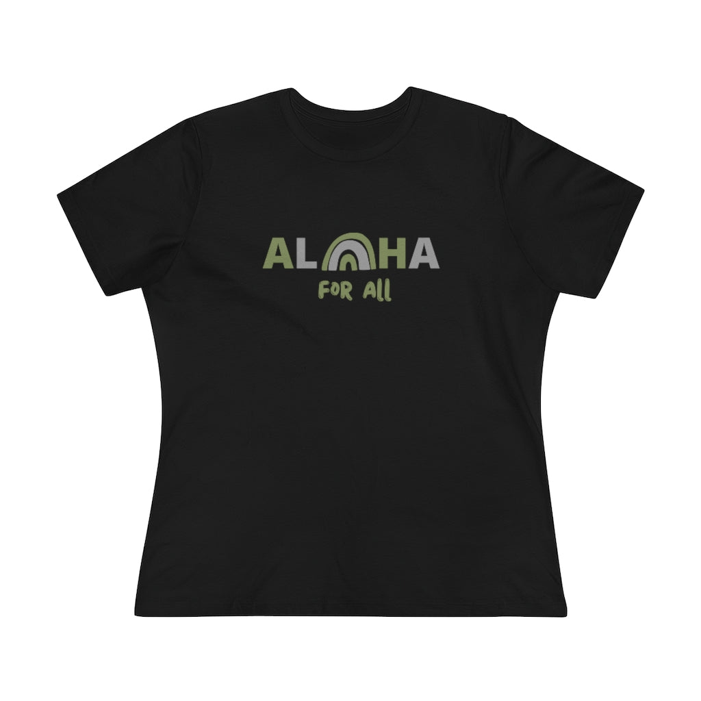 Aloha For All Womenʻs Tee Global Village Kailua Boutique