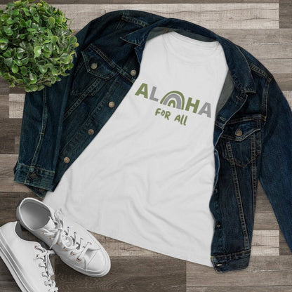 Aloha For All Womenʻs Tee Global Village Kailua Boutique