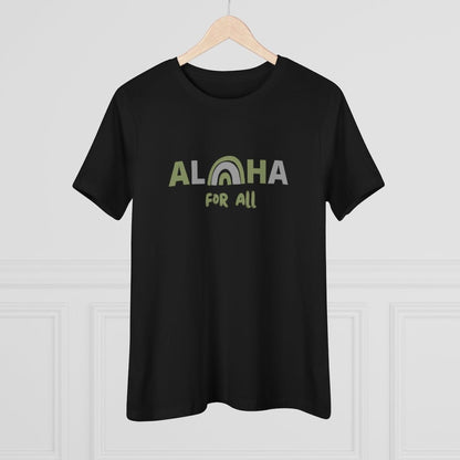 Aloha For All Womenʻs Tee Global Village Kailua Boutique