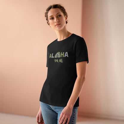 Aloha For All Womenʻs Tee Global Village Kailua Boutique