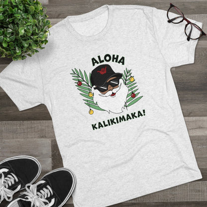 Aloha Kalikimaka Tri-Blend Unisex Tee - Global Village Kailua Boutique