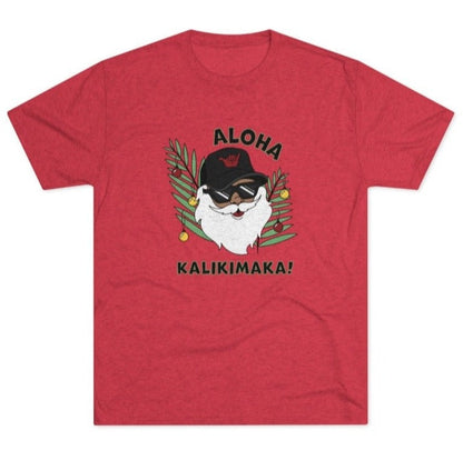 Aloha Kalikimaka Tri-Blend Unisex Tee - Global Village Kailua Boutique