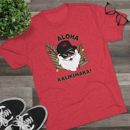 Aloha Kalikimaka Tri-Blend Unisex Tee - Global Village Kailua Boutique