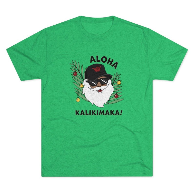 Aloha Kalikimaka Tri-Blend Unisex Tee - Global Village Kailua Boutique