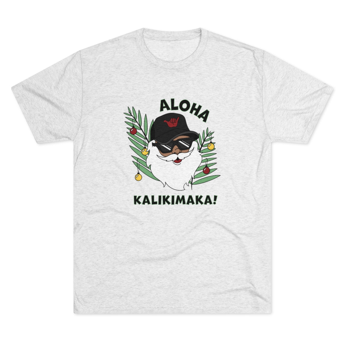 Aloha Kalikimaka Tri-Blend Unisex Tee - Global Village Kailua Boutique