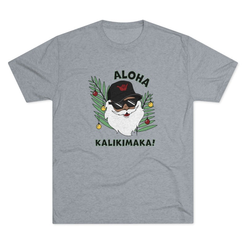 Aloha Kalikimaka Tri-Blend Unisex Tee - Global Village Kailua Boutique