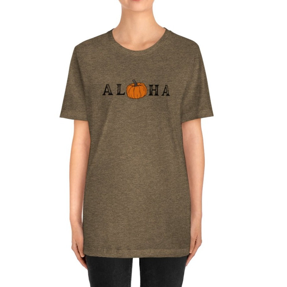 Aloha Pumpkin Unisex Jersey Tee - Global Village Kailua Boutique