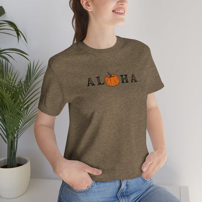 Aloha Pumpkin Unisex Jersey Tee - Global Village Kailua Boutique