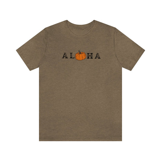 Aloha Pumpkin Unisex Jersey Tee - Global Village Kailua Boutique