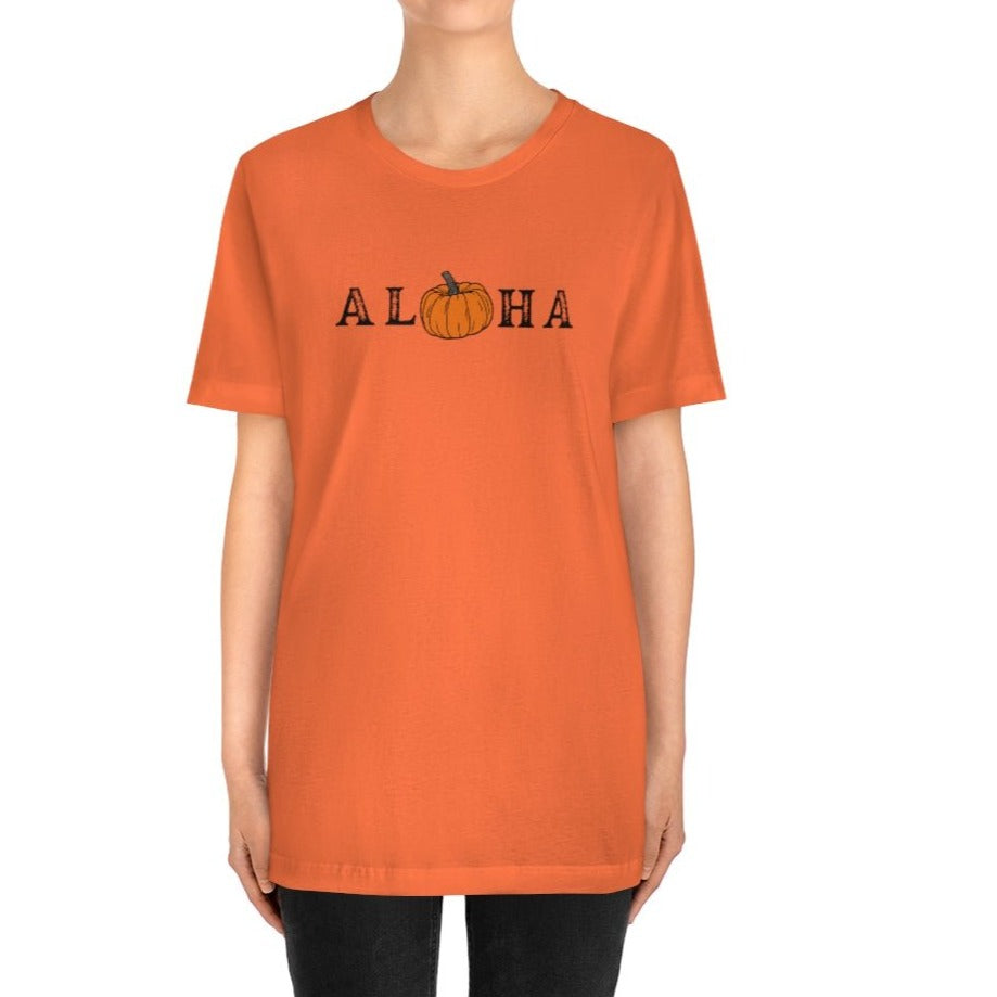 Aloha Pumpkin Unisex Jersey Tee - Global Village Kailua Boutique