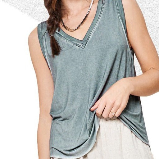 Must Have V-Neck Modal Tank Global Village Kailua Boutique