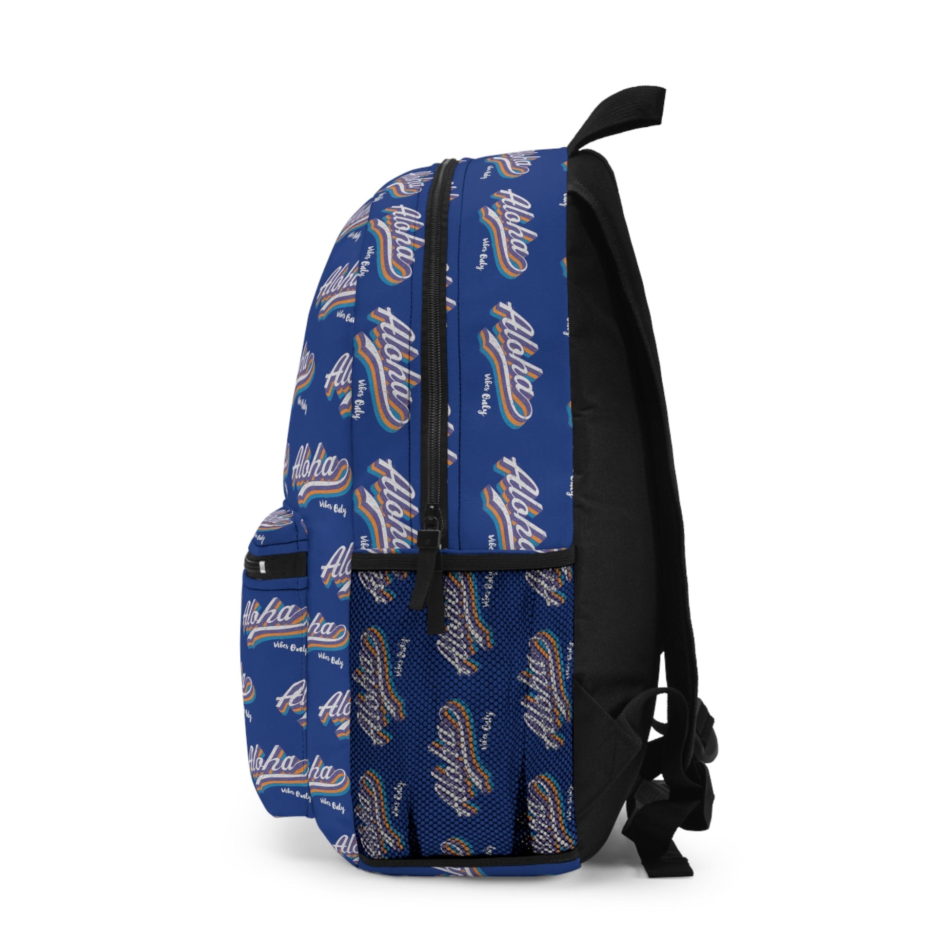 Backpack Aloha Vibes Only Blue - Global Village Kailua Boutique