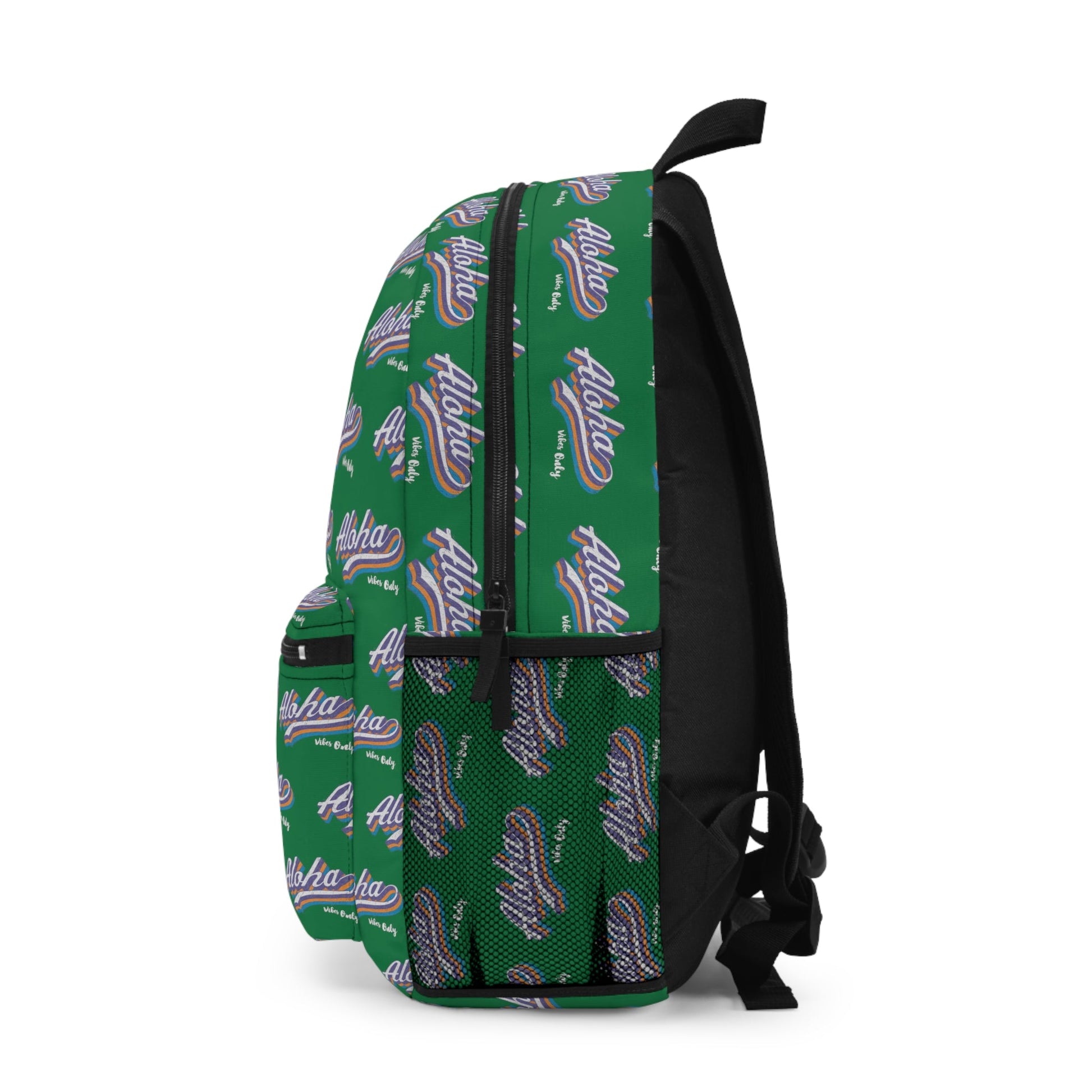 Backpack Aloha Vibes Only Green - Global Village Kailua Boutique