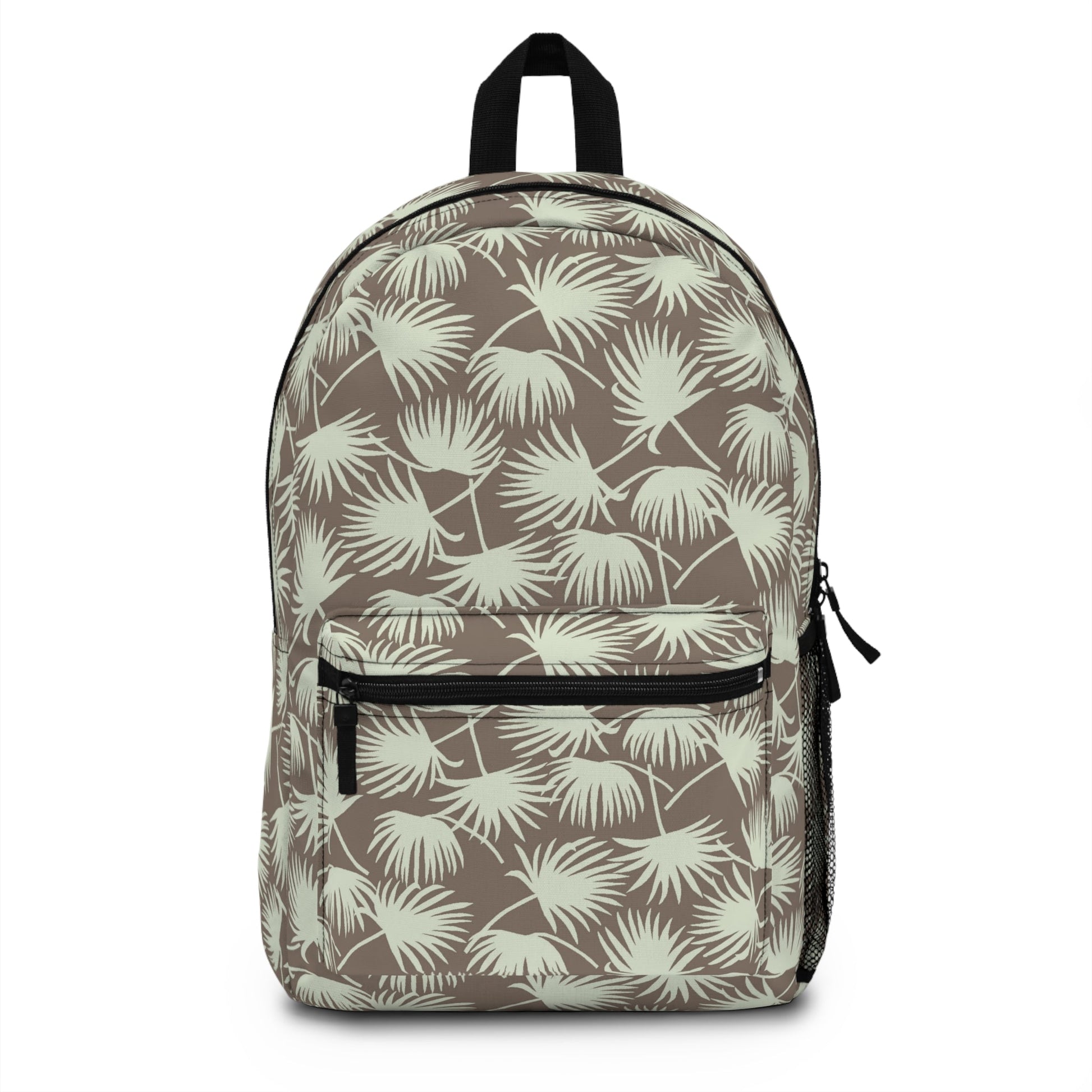 Backpack Fan Palm in Mint Mocha Latte - Global Village Kailua Boutique