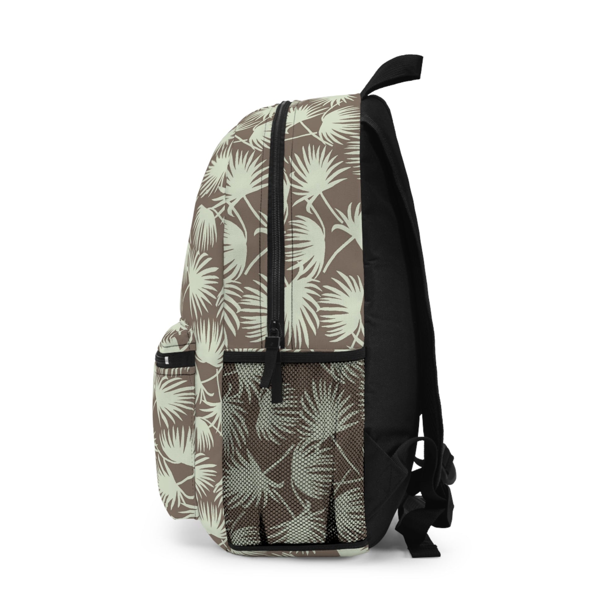 Backpack Fan Palm in Mint Mocha Latte - Global Village Kailua Boutique