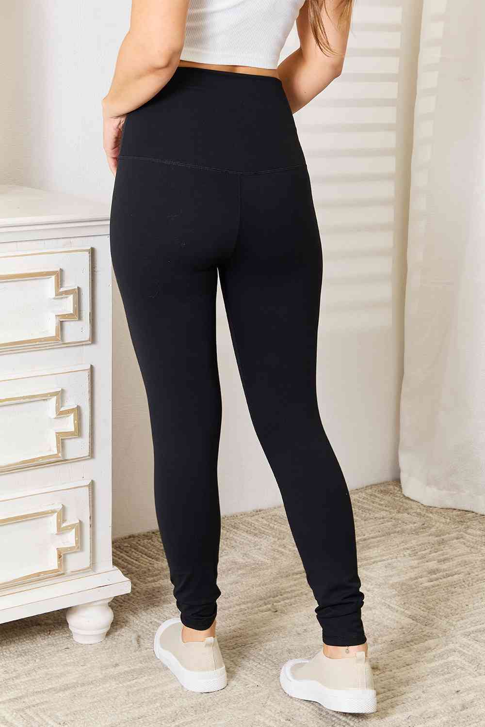 Basic Bae Ultra Soft High Waist Sports Leggings - Global Village Kailua Boutique