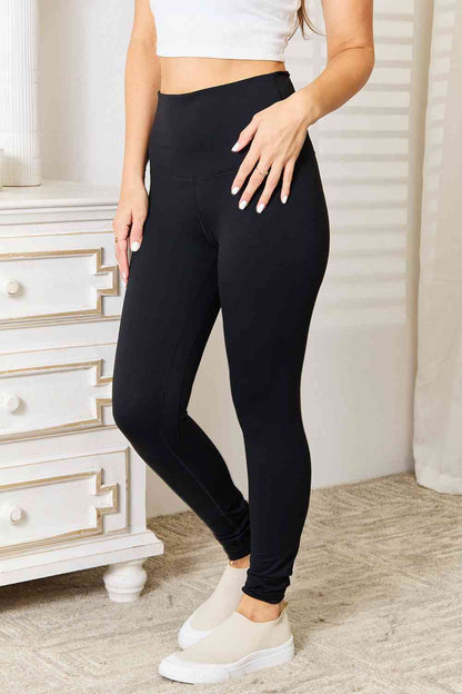 Basic Bae Ultra Soft High Waist Sports Leggings - Global Village Kailua Boutique