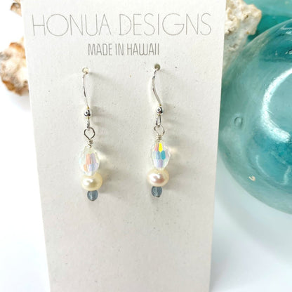 Beaded Sterling Silver Earrings - Global Village Kailua Boutique