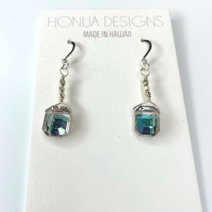 Beaded Sterling Silver Earrings - Global Village Kailua Boutique