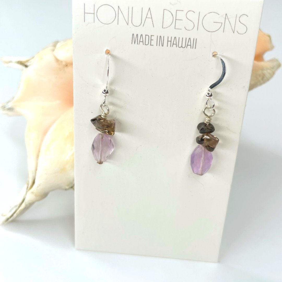 Beaded Sterling Silver Earrings - Global Village Kailua Boutique