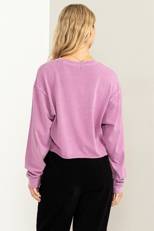 Chic Take Long Sleeve Sweatshirt - Global Village Kailua Boutique