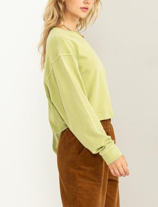 Chic Take Long Sleeve Sweatshirt - Global Village Kailua Boutique