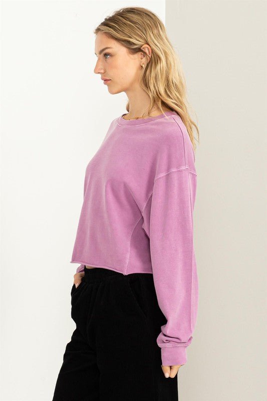 Chic Take Long Sleeve Sweatshirt - Global Village Kailua Boutique