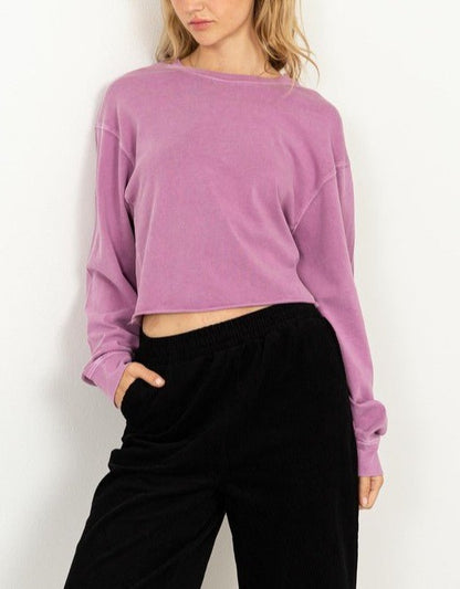 Chic Take Long Sleeve Sweatshirt - Global Village Kailua Boutique