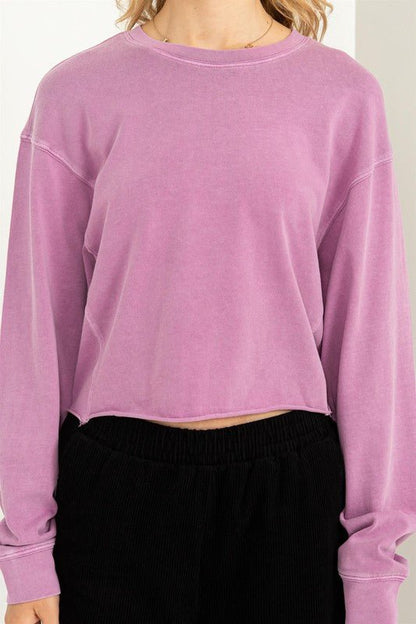 Chic Take Long Sleeve Sweatshirt - Global Village Kailua Boutique