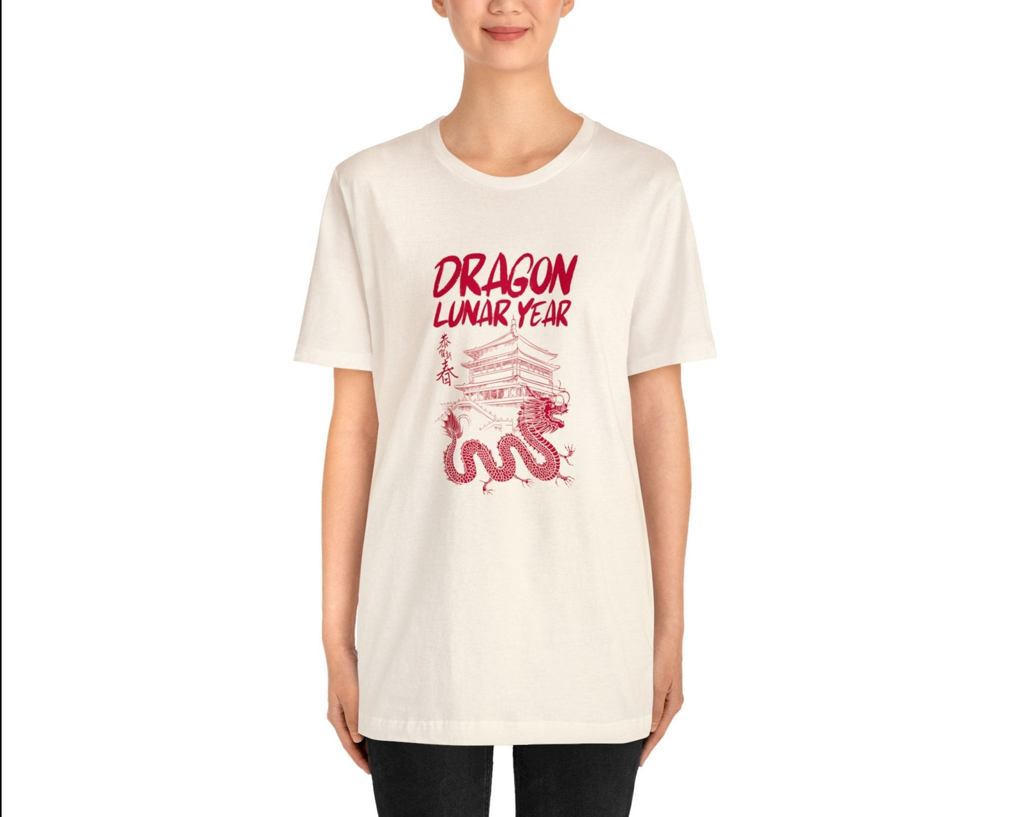 Dragon Lunar Year Unisex Jersey Tee - Global Village Kailua Boutique