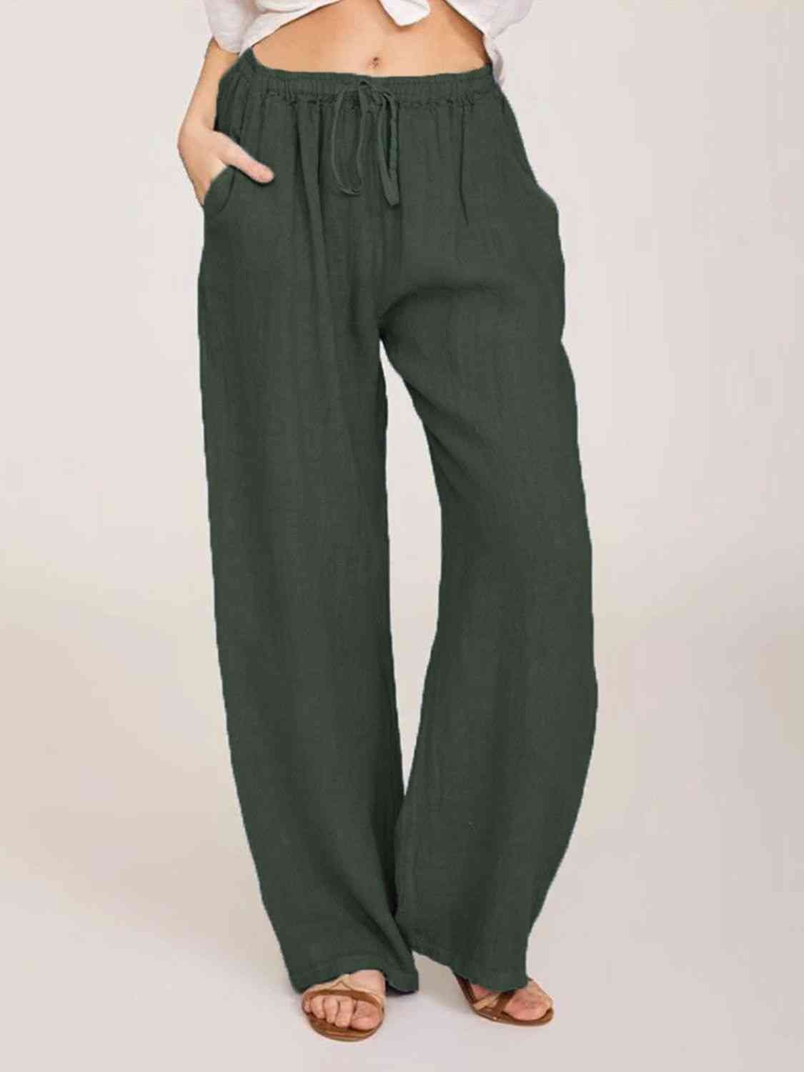 Drawstring Lounge Pants Global Village Kailua Boutique