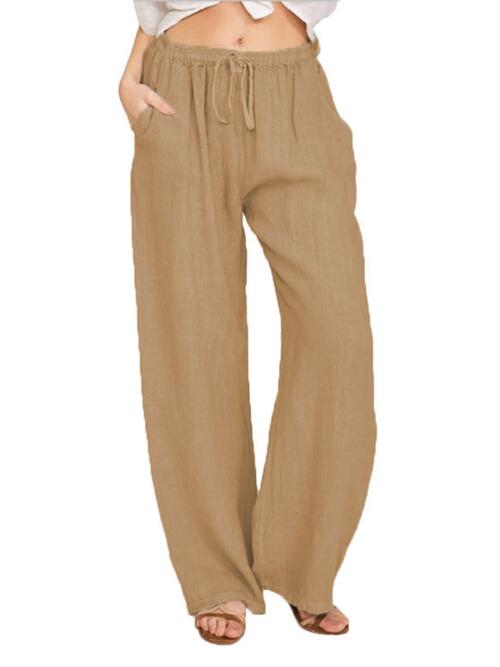 Drawstring Lounge Pants Global Village Kailua Boutique