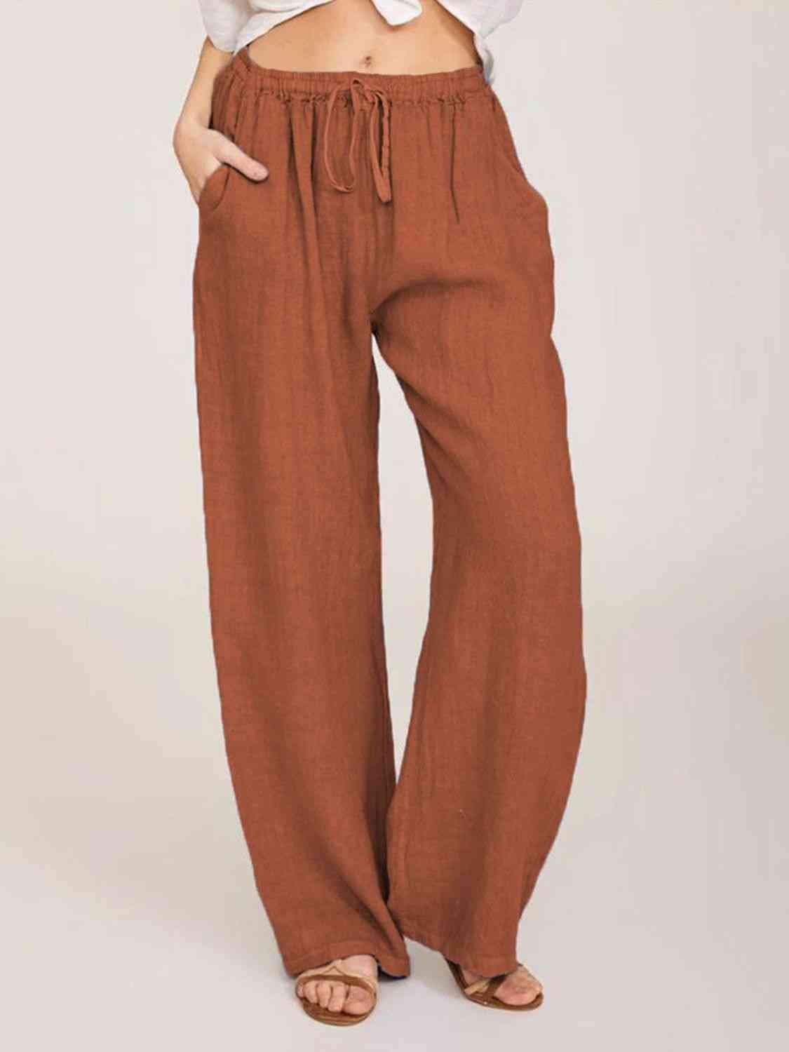 Drawstring Lounge Pants Global Village Kailua Boutique