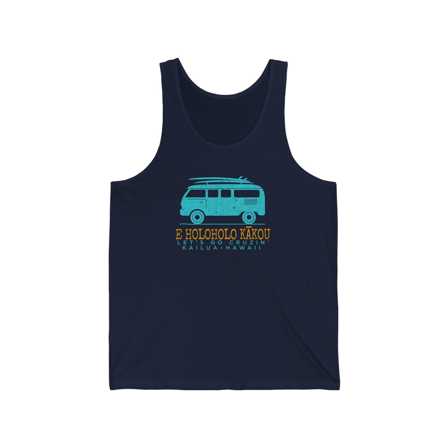 E Holoholo Kākou Unisex Jersey Tank - Global Village Kailua Boutique