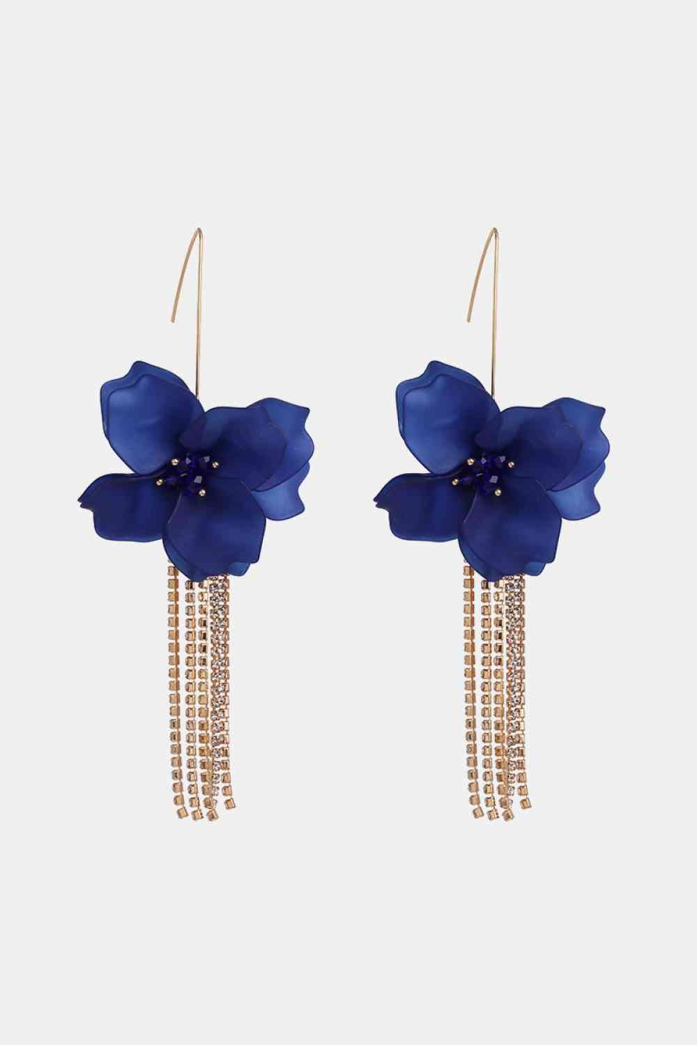 Flower Acrylic Dangle Earrings - Global Village Kailua Boutique