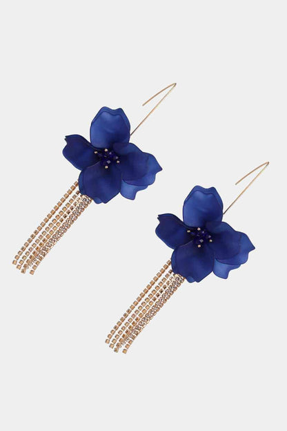 Flower Acrylic Dangle Earrings - Global Village Kailua Boutique