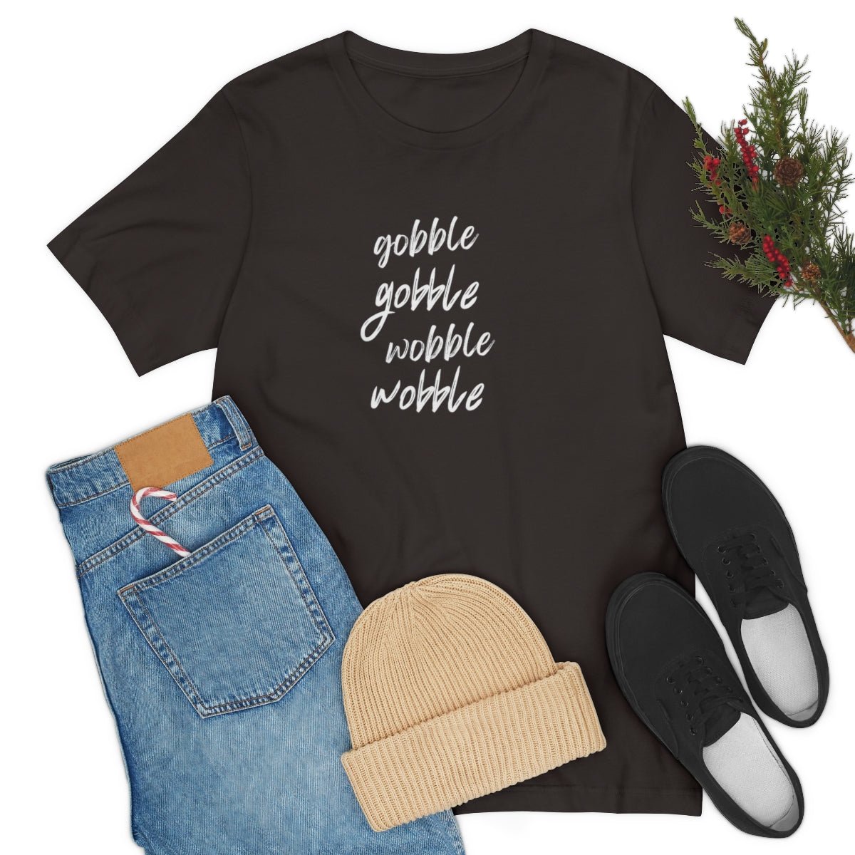 Gobble Gobble Wobble Wobble Unisex Jersey Tee - Global Village Kailua Boutique