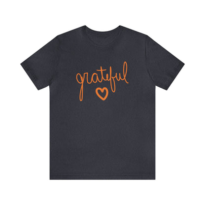 Grateful Heart Unisex Jersey Short Sleeve Tee - Global Village Kailua Boutique