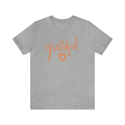 Grateful Heart Unisex Jersey Short Sleeve Tee - Global Village Kailua Boutique
