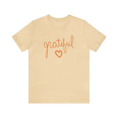 Grateful Heart Unisex Jersey Short Sleeve Tee - Global Village Kailua Boutique