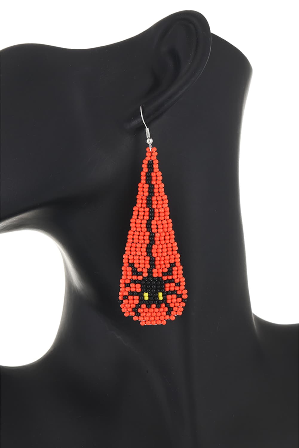 Halloween Bead Fringe Earrings - Global Village Kailua Boutique